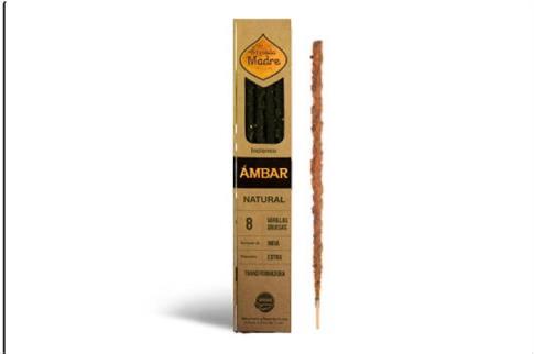 INCIENSO NATURAL CON AMBAR - TRANSFORMADOR (8 varillas)