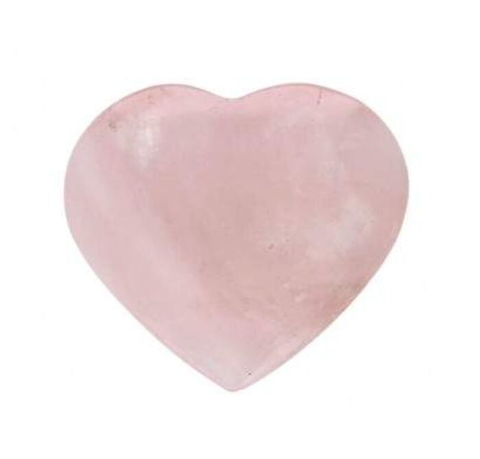 Corazón de Cuarzo Rosa