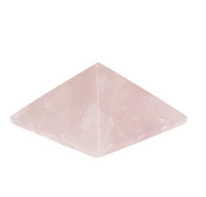 Pirámide de Cuarzo Rosa