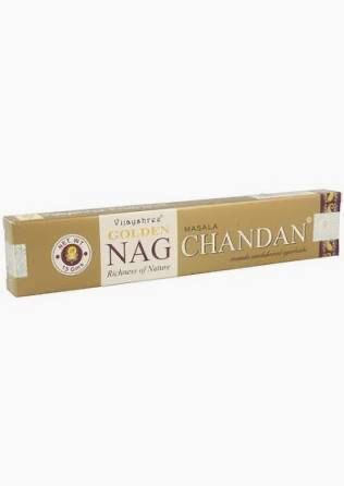 Incienso Golden Nag Chandan Dorado