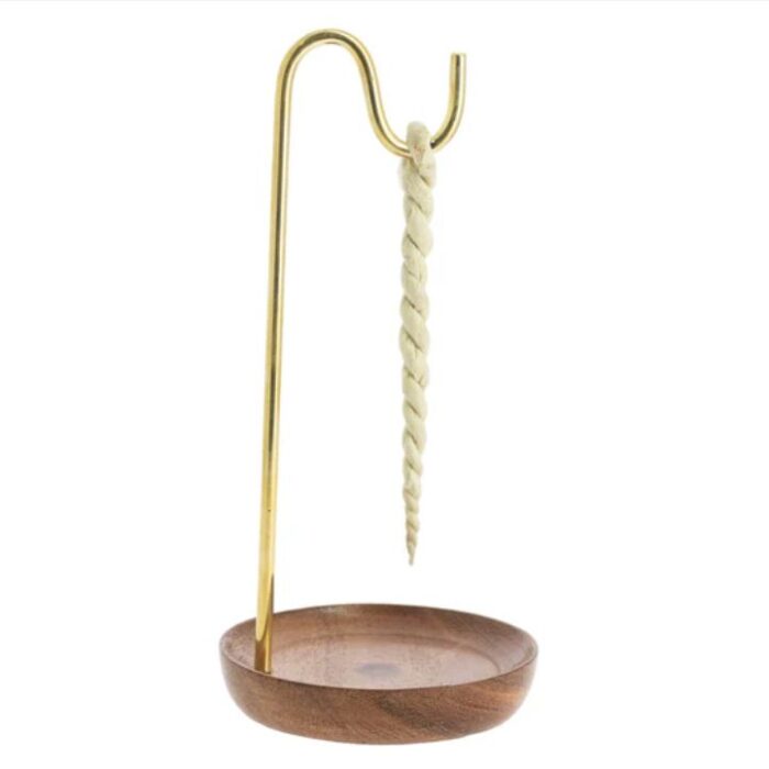 Soporte para incienso de cuerda